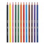 Карандаши цветные BIC "Kids ECOlutions Evolution", 12 цв, пластиковые, заточ., европодвес, 82902910
