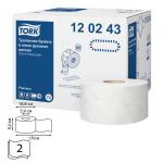 Бумага туалетная 170 м, TORK (Система Т2) КОМПЛЕКТ 12 шт., Premium, 2-сл, белая, 120243