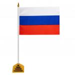 Флаг России настольный 14х21 см, без герба, BRAUBERG, 550184