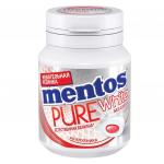 Жевательная резинка MENTOS Pure White (Ментос) "Клубника", 54 г, банка, ш/к 98068