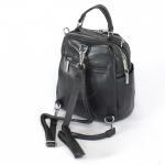 Рюкзак жен иск/кожа+нат/замша Baliviya-19500-1,   (сумка-change),  2отд,  серый SALE 241198