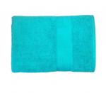 Махровое гладкокрашенное полотенце 100*150 см 400 г/м2 (Сине-зеленый)