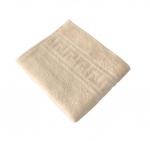 Махровое гладкокрашенное полотенце 40*70 см 380 г/м2 (Бежевый)