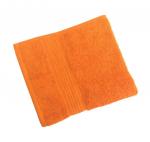 Махровое гладкокрашенное полотенце 50*90 см 460 г/м2 (Апельсиновый)