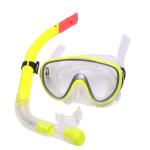 E33110-3 Набор для плавания взрослый маска+трубка (ПВХ) (желтый)