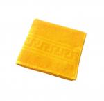 Махровое гладкокрашенное полотенце 40*70 см 380 г/м2 (Ярко-желтый)