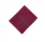 Махровое гладкокрашенное полотенце 40*70 см 380 г/м2 (Бордовый)