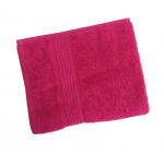 Махровое гладкокрашенное полотенце 50*90 см 460 г/м2 (Малина)