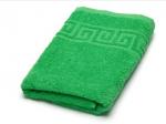 Махровое гладкокрашенное полотенце 50*90 см 380 г/м2 (Ярко-зеленый)