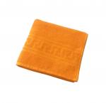 Махровое гладкокрашенное полотенце 50*90 см 380 г/м2 (Апельсиновый)