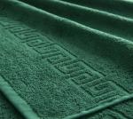 Махровое гладкокрашенное полотенце 50*90 см (Изумрудный)