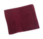 Махровое гладкокрашенное полотенце 40*70 см 460 г/м2 (Бордовый)