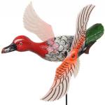 Фигура на спице Утка 14*40 см с крутящимися крыльями для отпугивания птиц