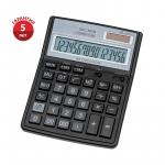 Калькулятор настольный SDC-395N, 16 разрядов, двойное питание, 143*192*40 мм, черный, SDC-395N