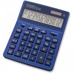 Калькулятор настольный SDC444XRNVE, 12 разрядов, двойное питание, 155*204*33 мм, темно-синий, SDC444XRNVE