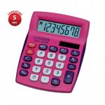 Калькулятор настольный SDC-450NPKCFS, 8 разрядов, двойное питание, 87*120*22 мм, розовый, SDC-450NPKCFS