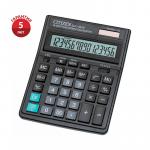 Калькулятор настольный SDC-664S, 16 разрядов, двойное питание, 153*199*31 мм, черный, SDC-664S