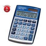 Калькулятор карманный CPC-112WB, 12 разрядов, двойное питание, 72*120*9 мм, серебристый, CPC-112WB