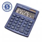 Калькулятор настольный SDC-810NR-NV, 10 разрядов, двойное питание, 102*124*25 мм, темно-синий, SDC-810NR-NV