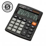 Калькулятор настольный SDC-812NR, 12 разрядов, двойное питание, 102*124*25 мм, черный, SDC-812NR