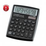 Калькулятор настольный CDC-80BKWB, 8 разрядов, двойное питание, 109*135*25 мм, черный, CDC-80BKWB