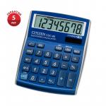 Калькулятор настольный CDC-80BLWB, 8 разрядов, двойное питание, 109*135*25 мм, синий, CDC-80BLWB