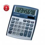 Калькулятор настольный CDC-80WB, 8 разрядов, двойное питание, 109*135*25 мм, серебристый, CDC-80WB