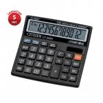 Калькулятор настольный CT-555N, 12 разрядов, двойное питание, 130*129*34 мм, черный, CT-555N