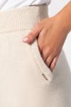 Вязаные брюки из эластичной пряжи с кашемиром