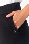 Вязаные брюки из эластичной пряжи с кашемиром