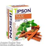 чай Tipson Tulsi органический туласи с корицей, 25 пакетов