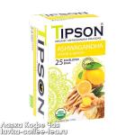 чай Tipson Ашваганда с лимоном и имбирём, 25 пакетов