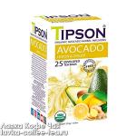чай Tipson Avocado с лимоном и имбирём, 25 пакетов