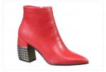 Z21123-01-5 красный (Иск.кожа/Байка) Ботинки женские