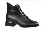 !!Z21014-01-1 черный (Иск.кожа/Байка) Ботинки женские
