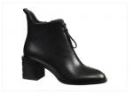 Z21051-01-1 черный (Иск.кожа/Байка) Ботинки женские
