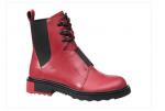 Z21025-01-5 красный (Иск.кожа/Байка) Ботинки женские