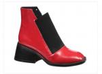 Z21087-02-5 красный (Иск.кожа/Байка) Ботинки женские