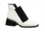 *Z21087-02-2 белый (Иск.кожа/Байка) Ботинки женские