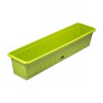 Ящик для растений Сиена 93 см с поддоном зеленый С175-03-ЗЕЛ