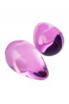 Вагинальные шарики Sexus Glass, стекло, розовые, O 2,7 см