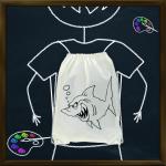 Рюкзак-раскраска "Грозная акула"
