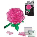 3d головоломка роза розовая