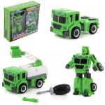 Робот-грузовик, 23,7х7,3х21, зеленый, коробка