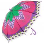 Зонтик детский трость, в ассортименте, длина 66см/диам. 81см.
