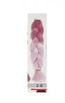 Цветная коса канекалон Необыкновенная 100г, 55 см, розовый