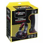 FORZA Наушники проводные накладные Gaming, Игровые, динамик 40мм, кабель 200см, пластик, металл