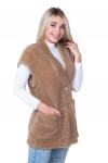 Жилет женский CAMEL WOOL цвет Кемел