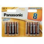 Panasonic Power Батарейки 8шт, тип АA, "Alkaline" щелочная, BL