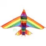 Воздушный змей "Радужный самолет" (120см)